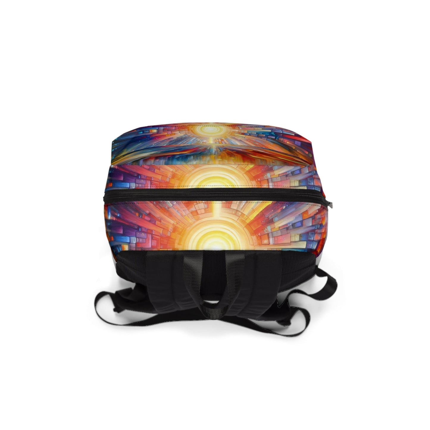 Kaleidoscopic Tachism Breath Unisex Classic Backpack - ATUH.ART