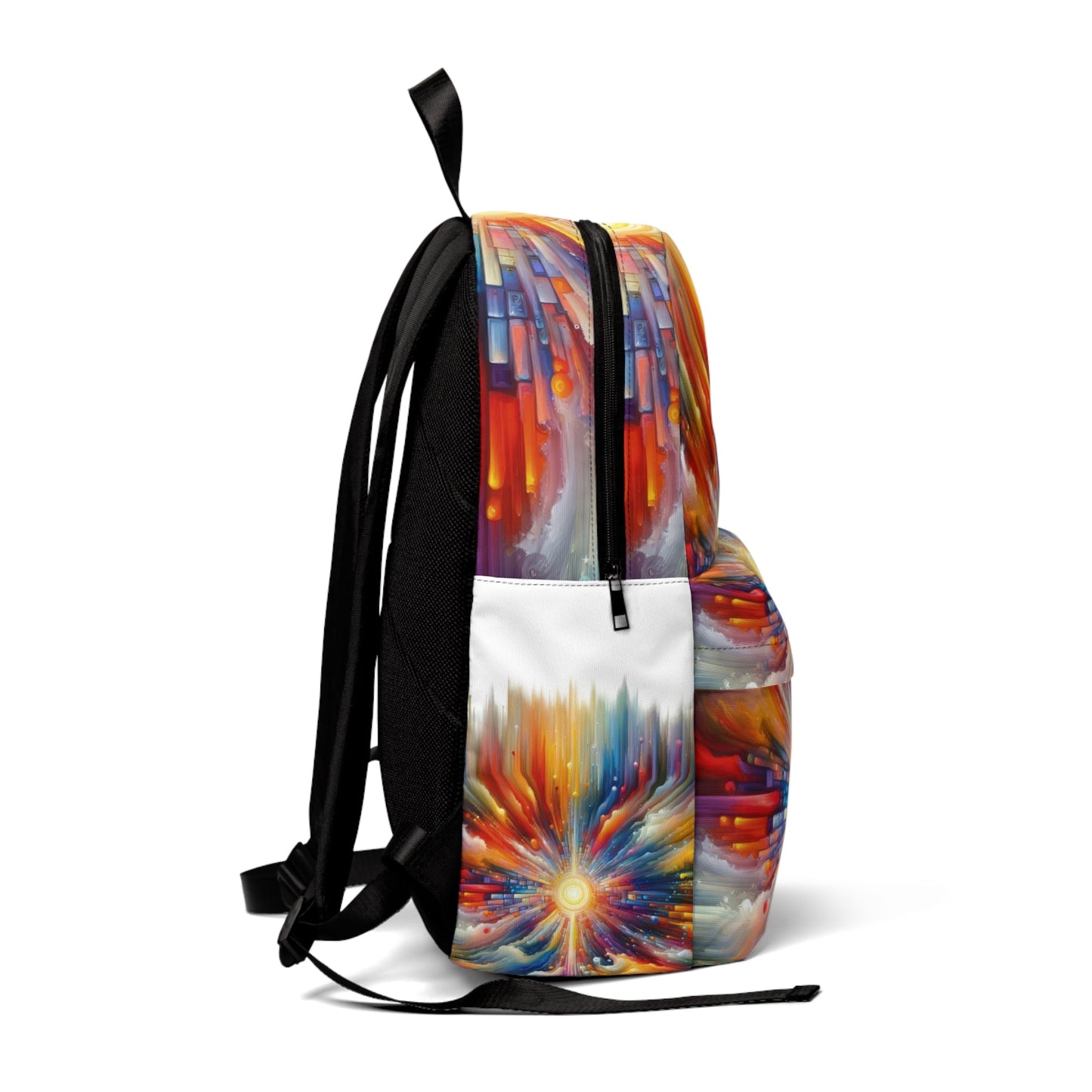 Kaleidoscopic Tachism Breath Unisex Classic Backpack - ATUH.ART