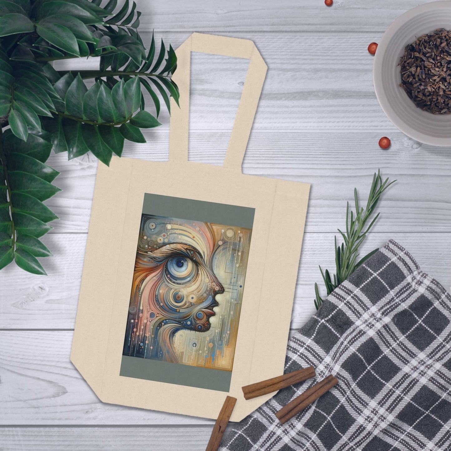 Keen Nimble Embrace Double Wine Tote Bag - ATUH.ART
