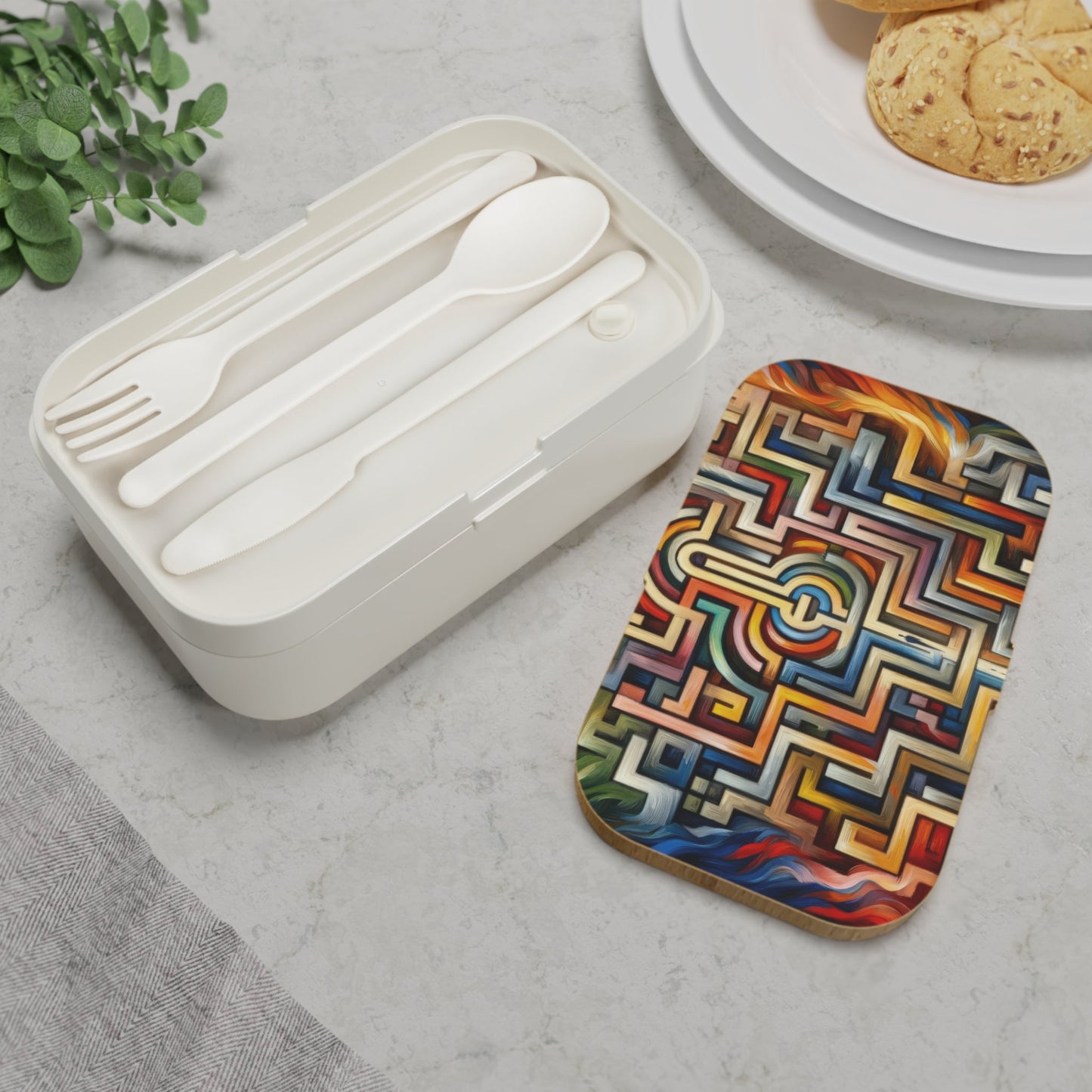 Labyrinthine Love Choices Bento Lunch Box - ATUH.ART