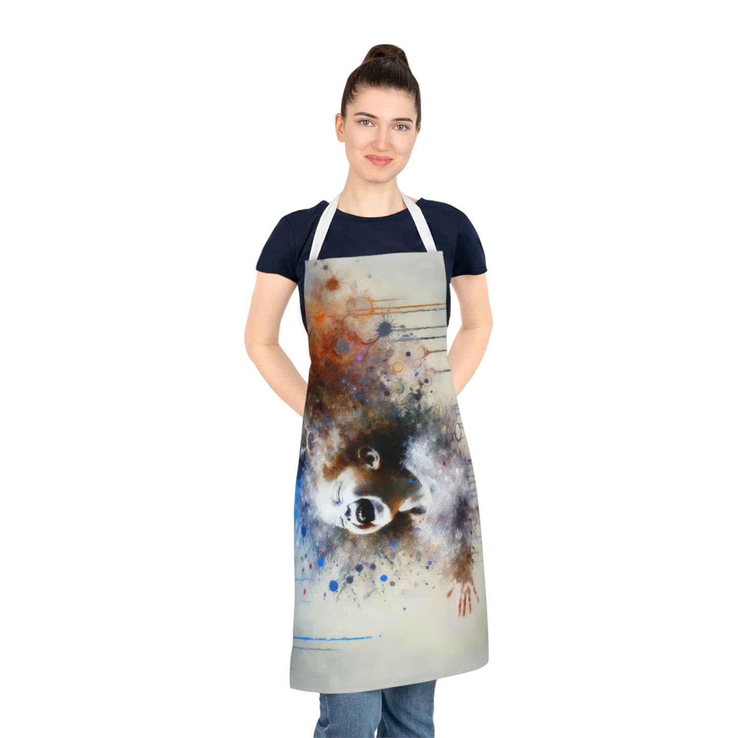 Laughter Essence Presence Adult Apron (AOP) - ATUH.ART