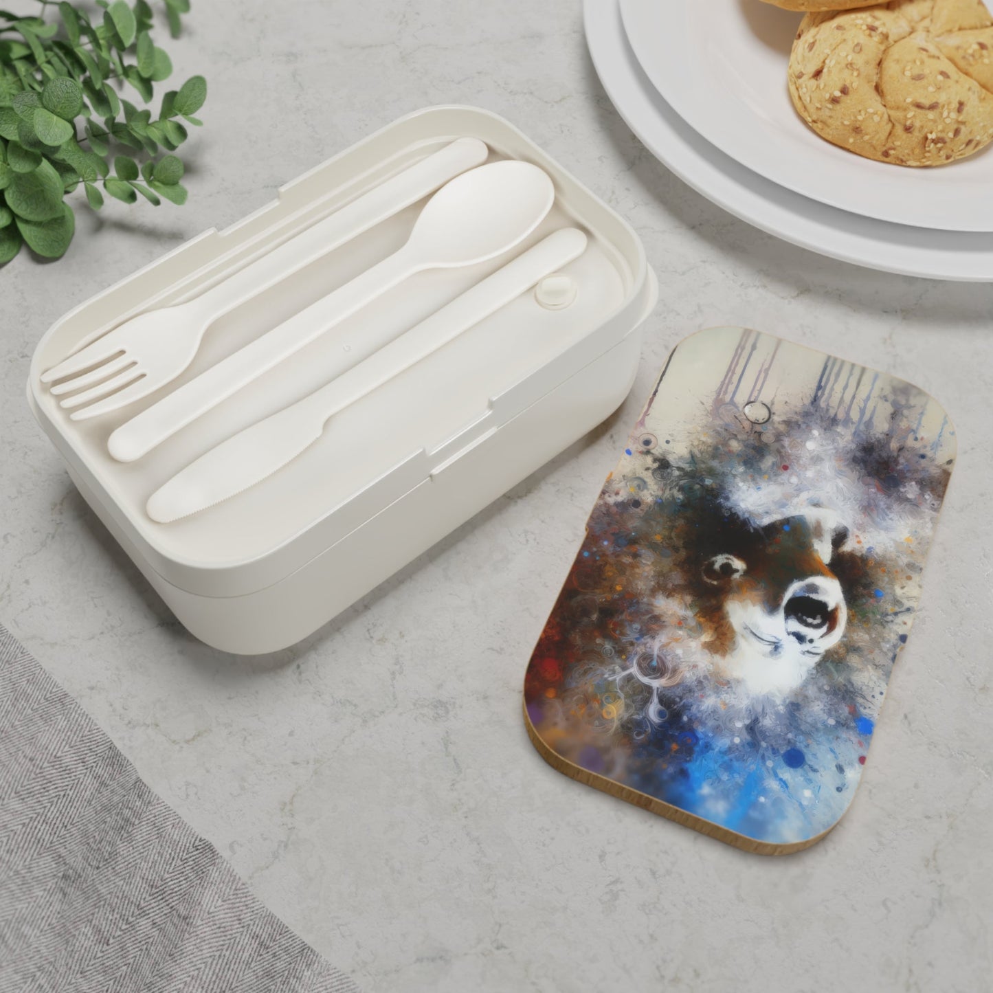 Laughter Essence Presence Bento Lunch Box - ATUH.ART