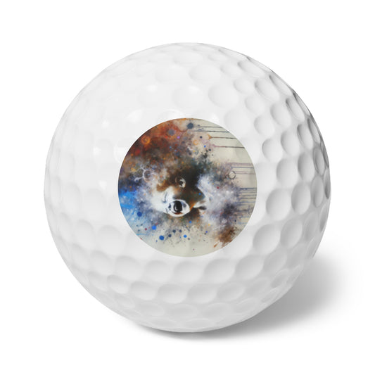 Laughter Essence Presence Golf Balls, 6pcs - ATUH.ART