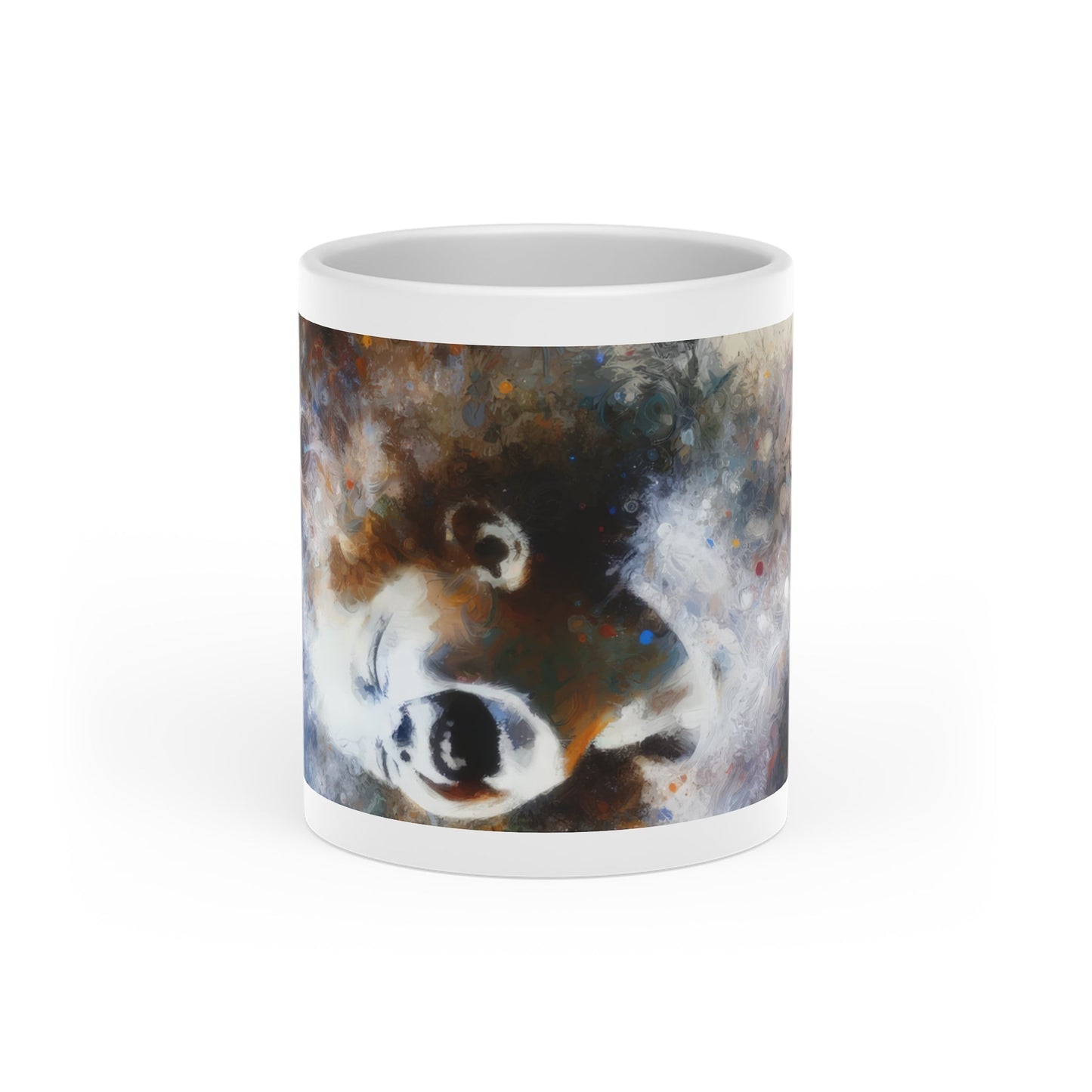Laughter Essence Presence Heart-Shaped Mug - ATUH.ART