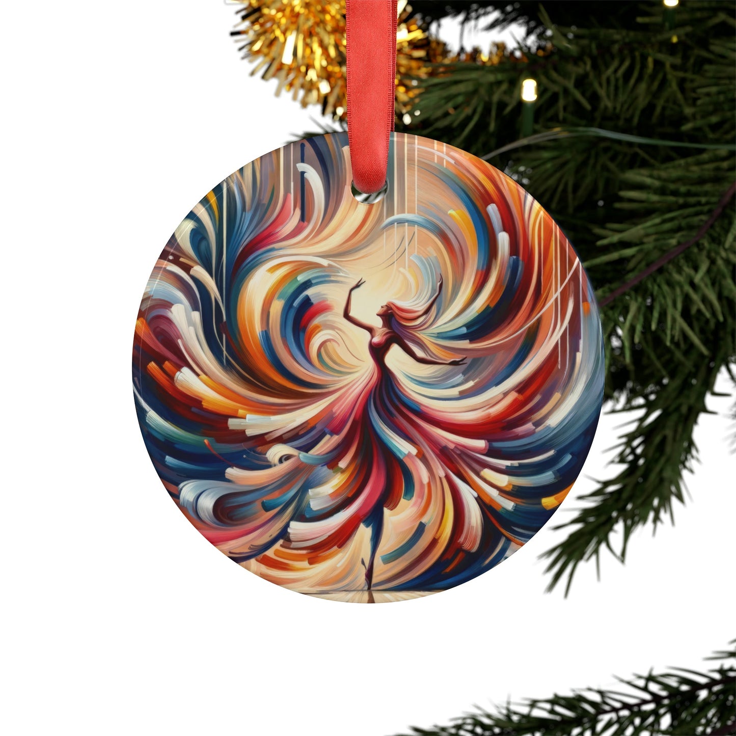 Life Grandest Ballroom Acrylic Ornament with Ribbon - ATUH.ART