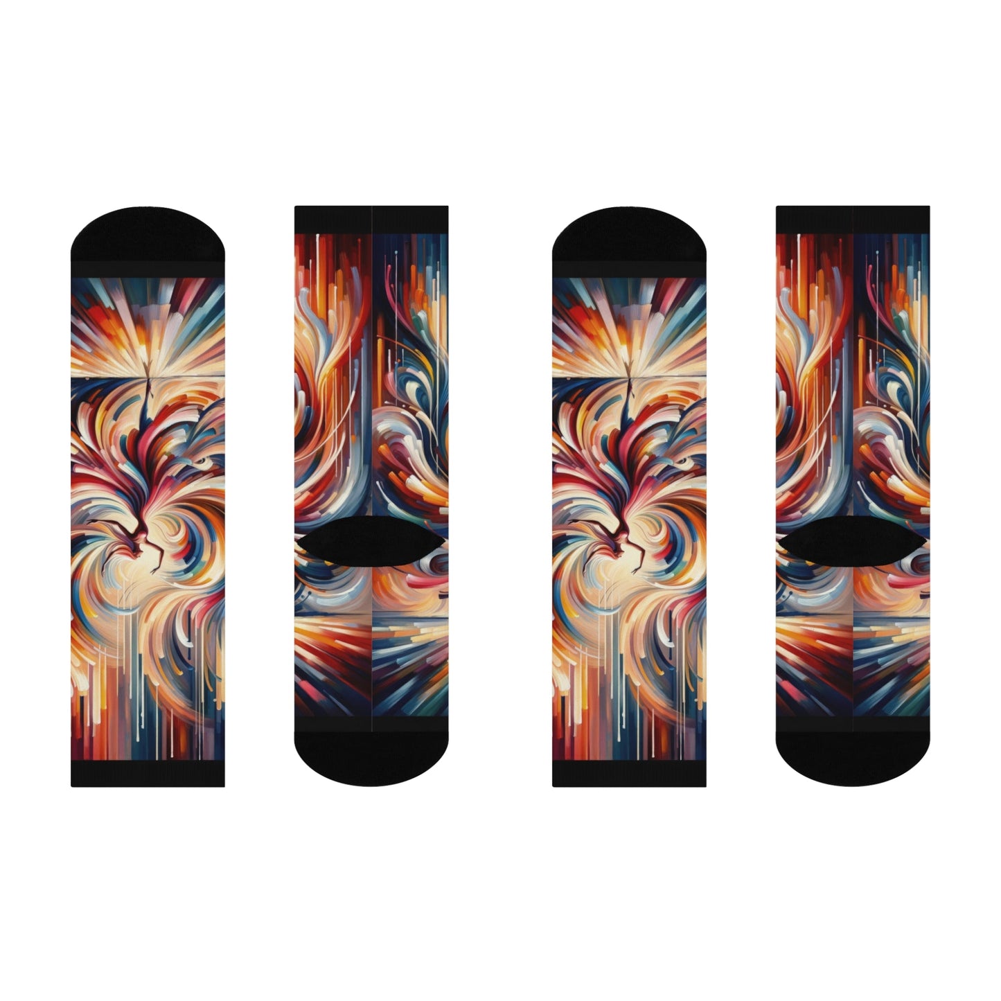 Life Grandest Ballroom Cushioned Crew Socks - ATUH.ART