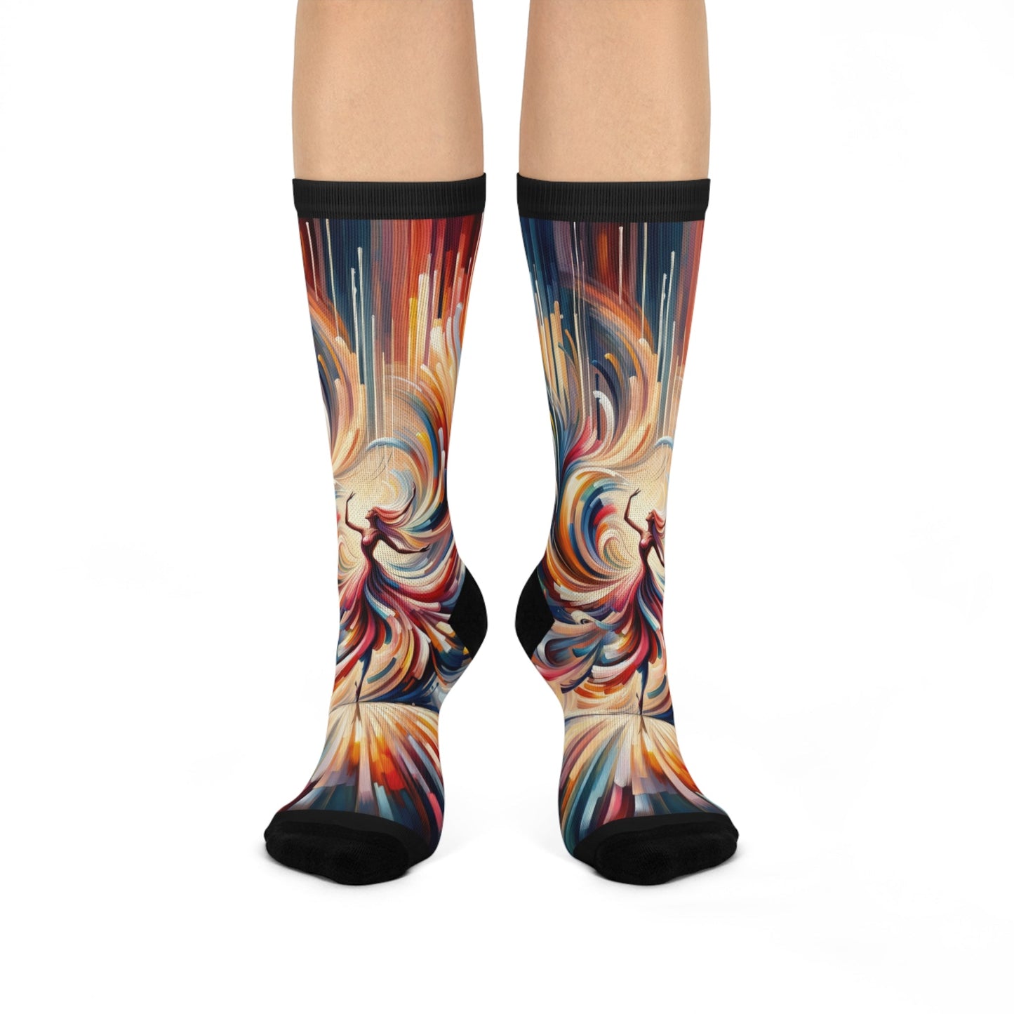 Life Grandest Ballroom Cushioned Crew Socks - ATUH.ART