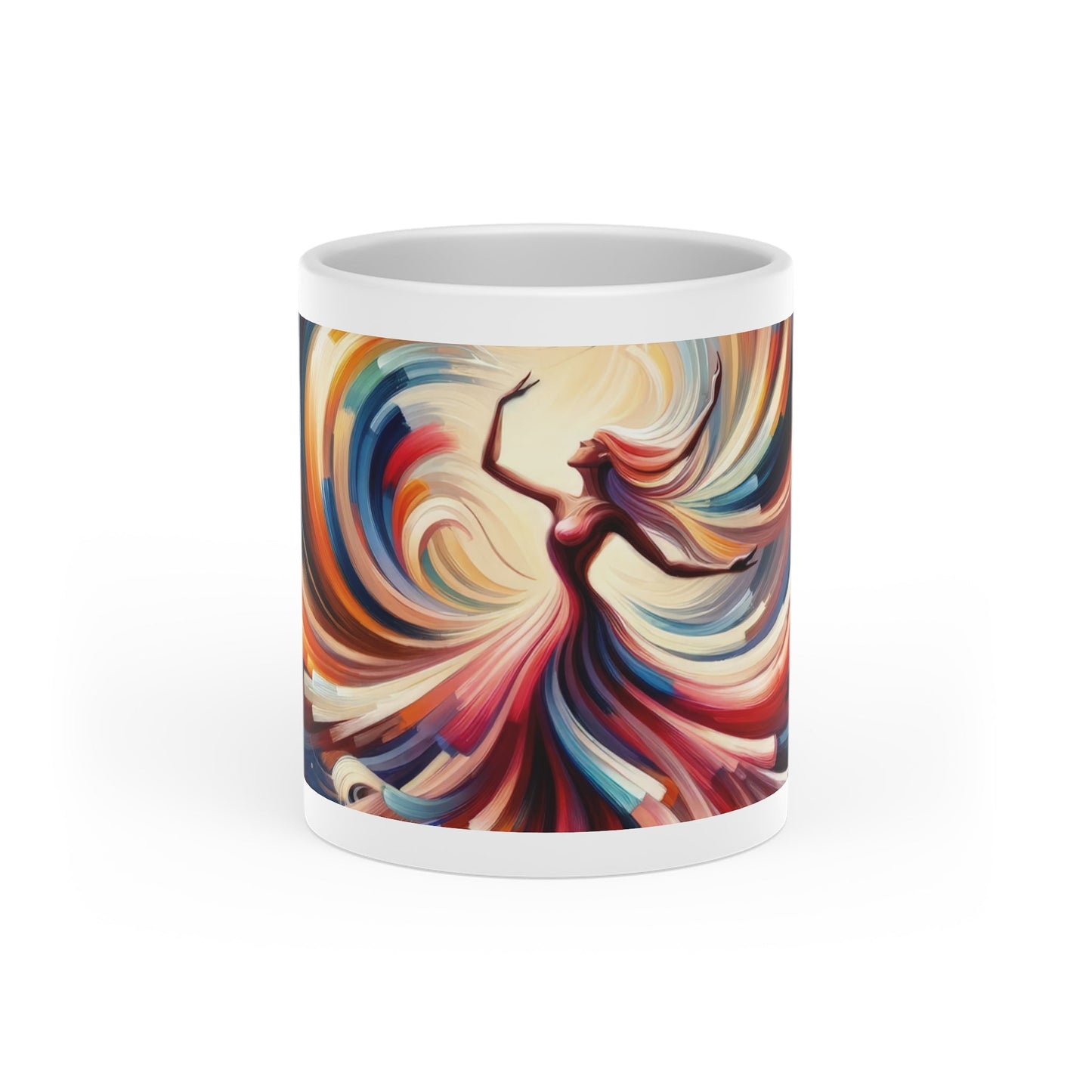 Life Grandest Ballroom Heart-Shaped Mug - ATUH.ART