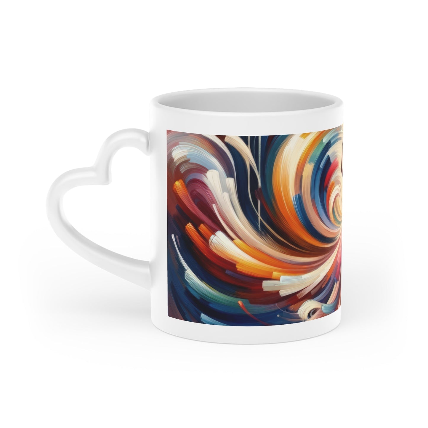 Life Grandest Ballroom Heart-Shaped Mug - ATUH.ART