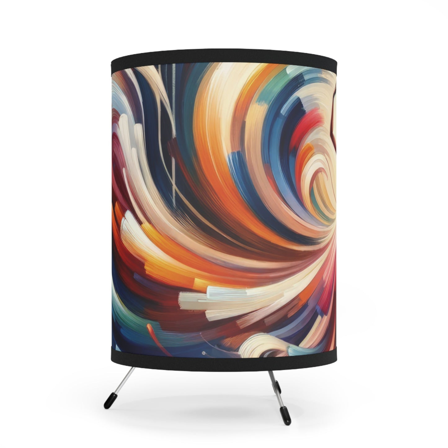 Life Grandest Ballroom Tripod Lamp with High-Res Printed Shade, US\CA plug - ATUH.ART