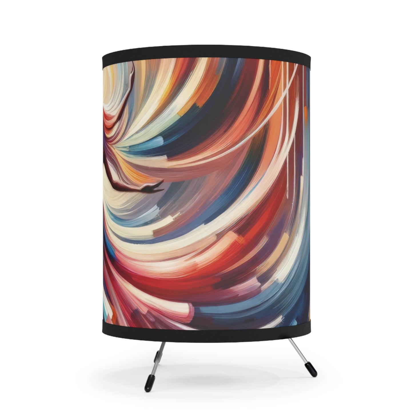 Life Grandest Ballroom Tripod Lamp with High-Res Printed Shade, US\CA plug - ATUH.ART