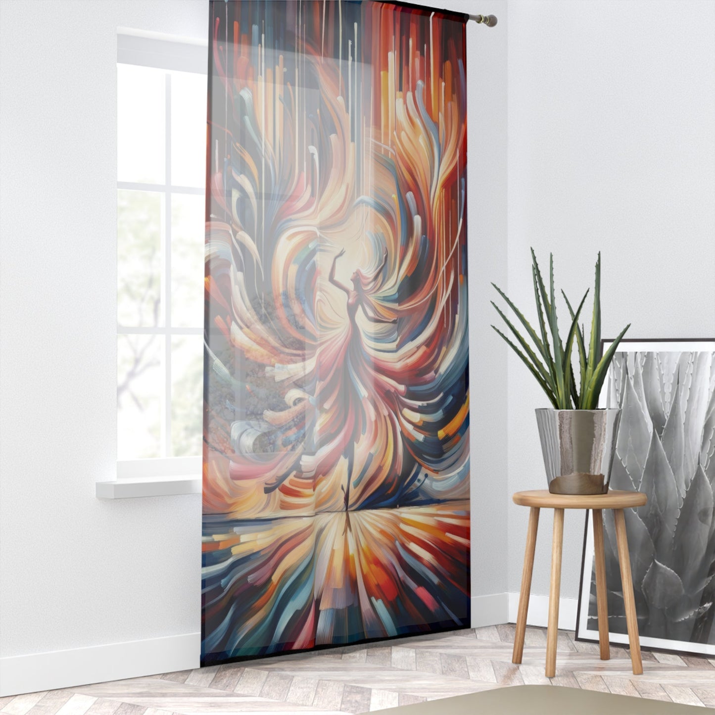 Life Grandest Ballroom Window Curtain - ATUH.ART