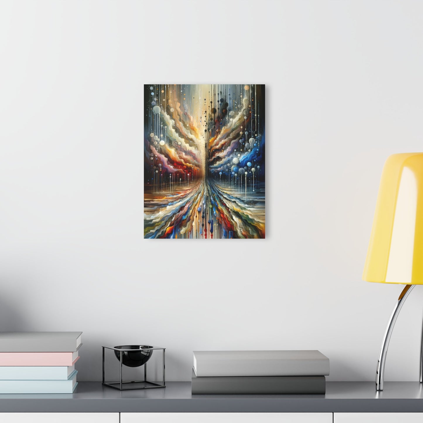 Linguistic Resonance Cascade Acrylic Prints (French Cleat Hanging) - ATUH.ART