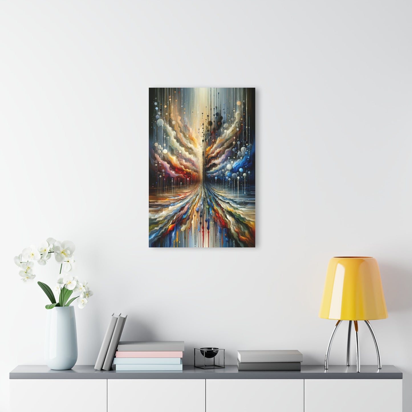 Linguistic Resonance Cascade Acrylic Prints (French Cleat Hanging) - ATUH.ART