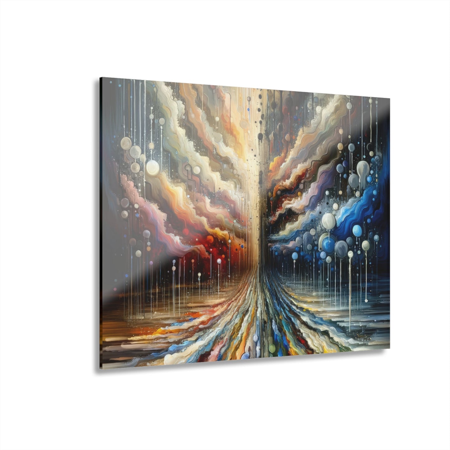 Linguistic Resonance Cascade Acrylic Prints (French Cleat Hanging) - ATUH.ART
