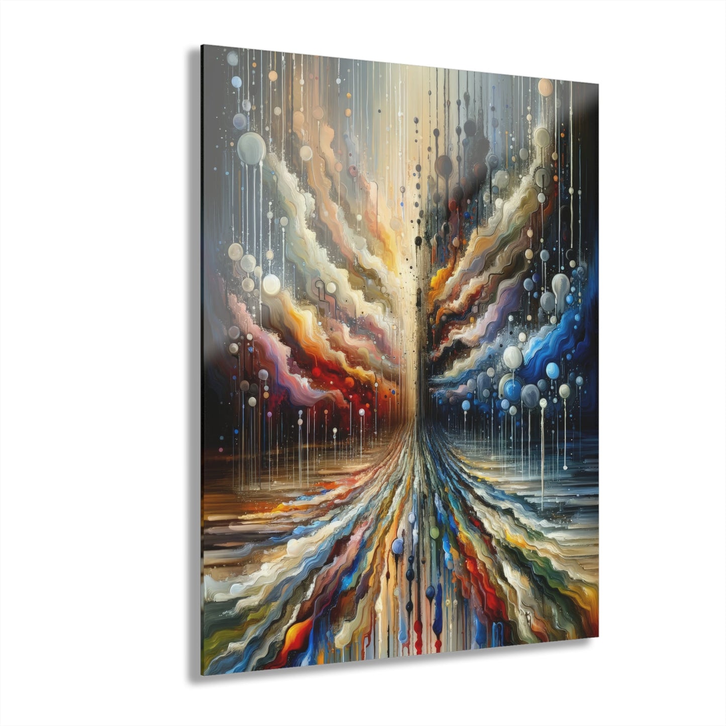 Linguistic Resonance Cascade Acrylic Prints (French Cleat Hanging) - ATUH.ART