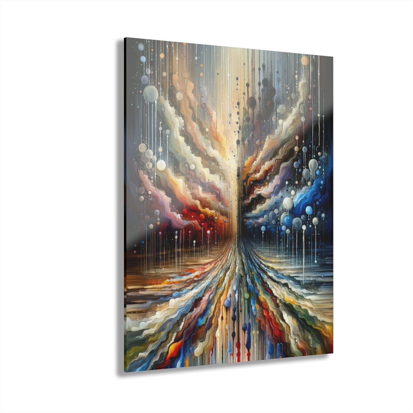 Linguistic Resonance Cascade Acrylic Prints (French Cleat Hanging) - ATUH.ART