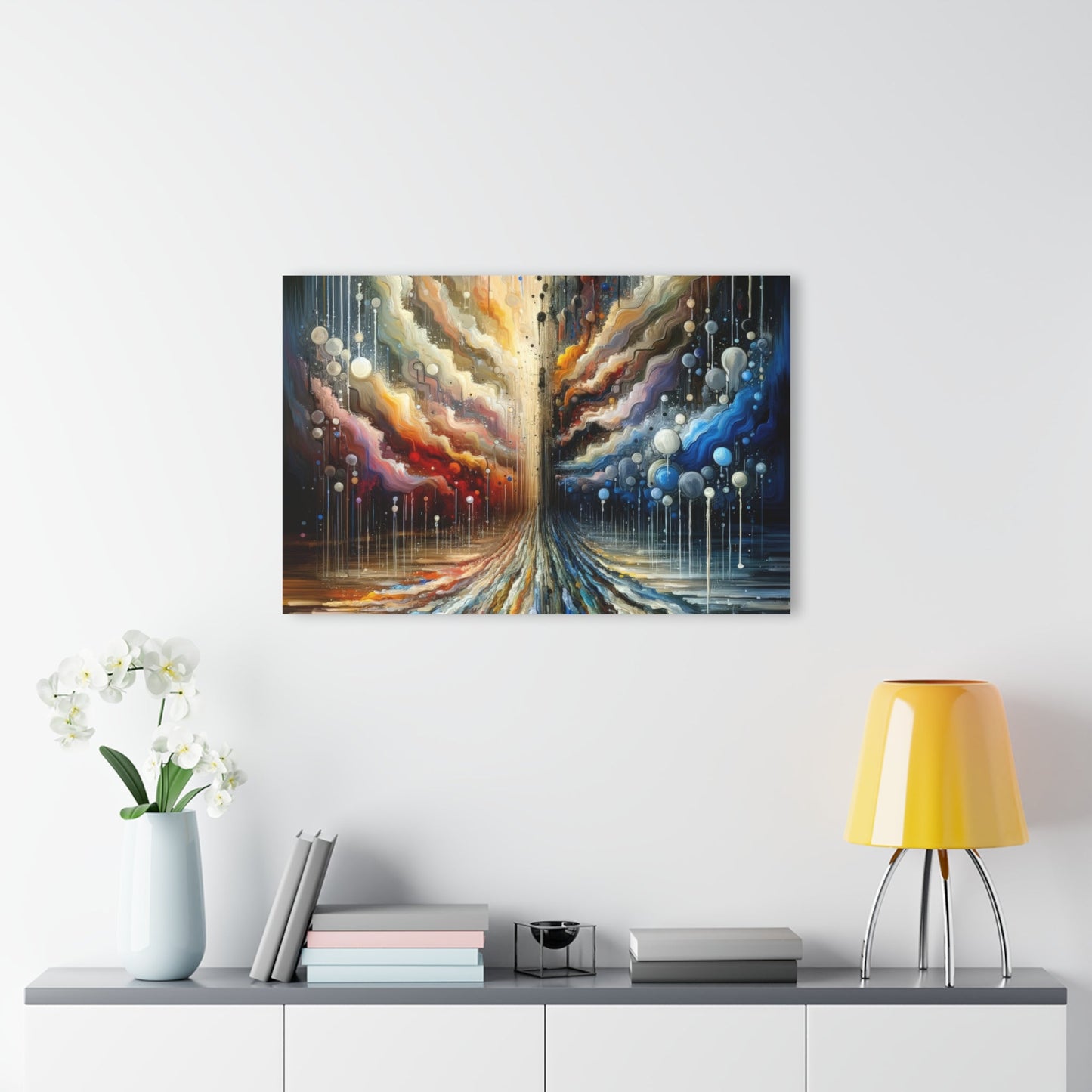 Linguistic Resonance Cascade Acrylic Prints (French Cleat Hanging) - ATUH.ART