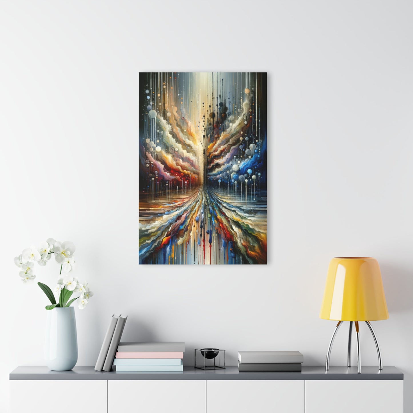 Linguistic Resonance Cascade Acrylic Prints (French Cleat Hanging) - ATUH.ART