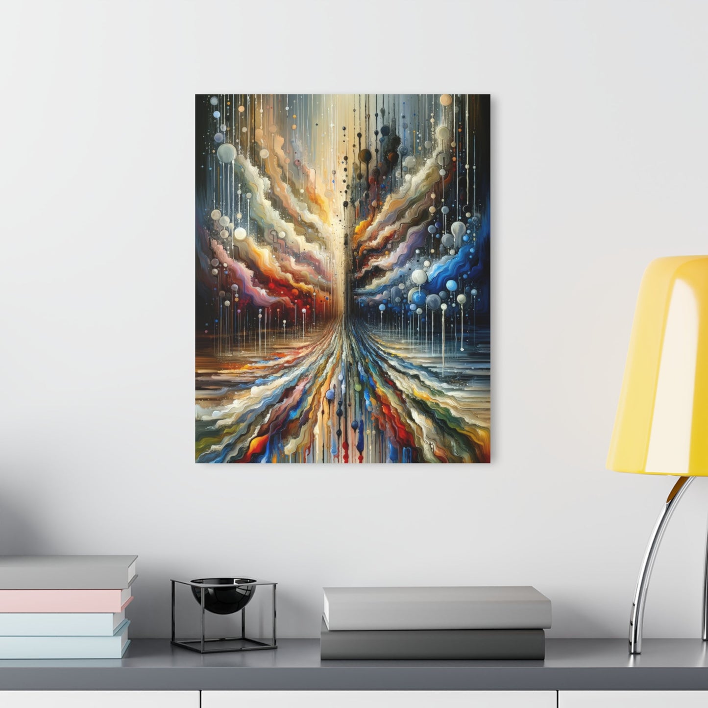 Linguistic Resonance Cascade Acrylic Prints (French Cleat Hanging) - ATUH.ART
