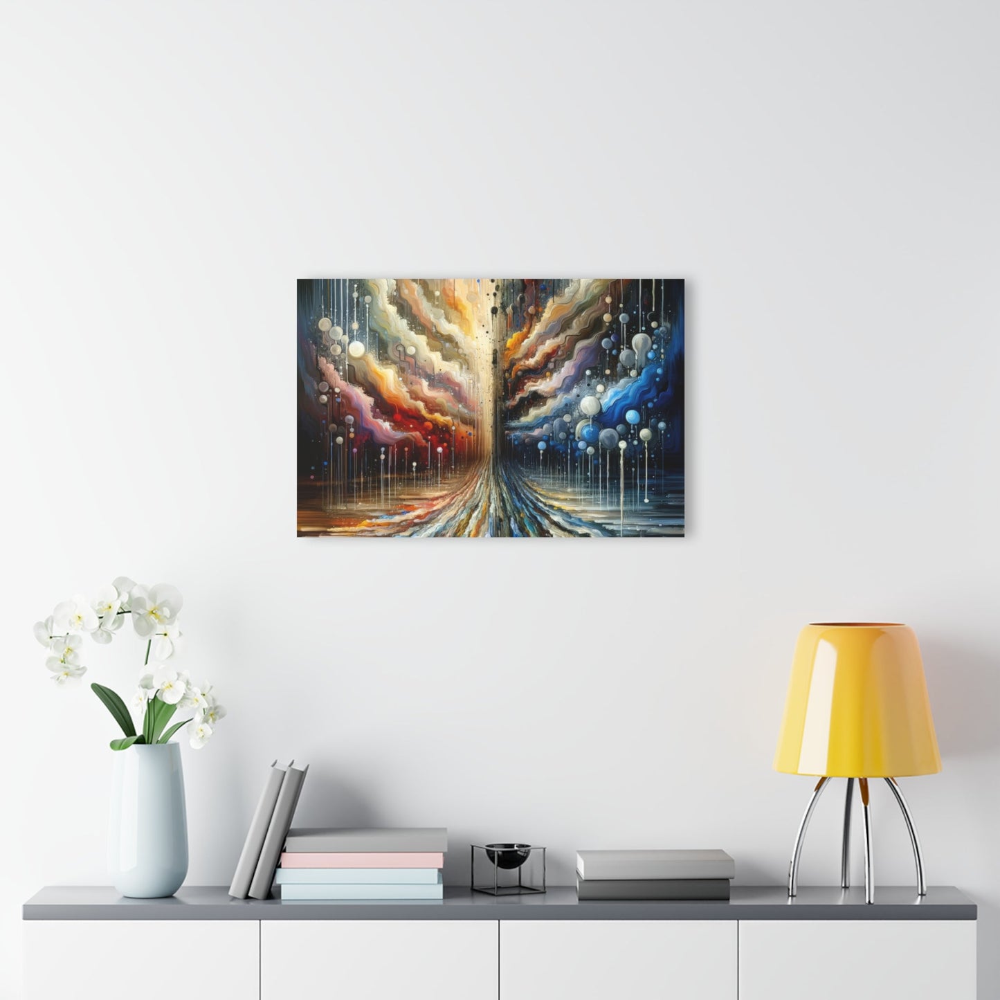 Linguistic Resonance Cascade Acrylic Prints (French Cleat Hanging) - ATUH.ART