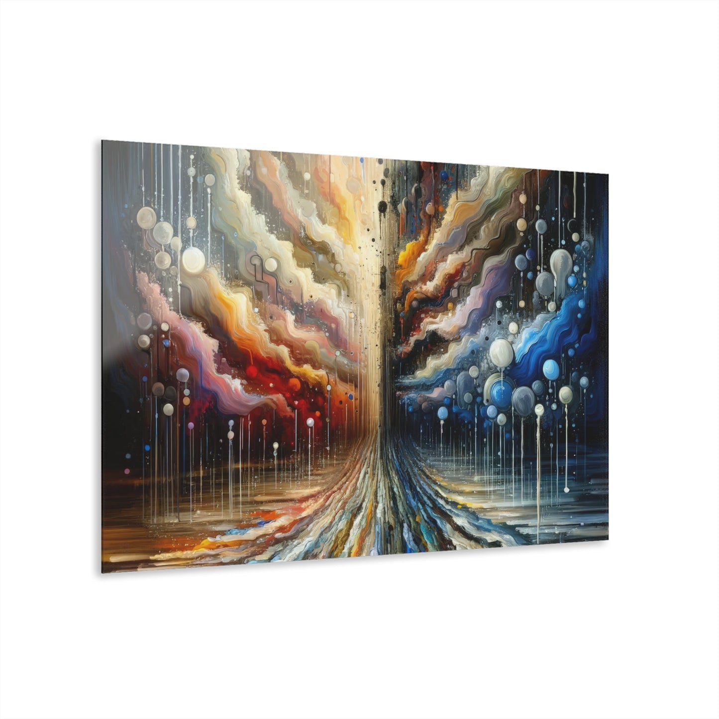 Linguistic Resonance Cascade Acrylic Prints (French Cleat Hanging) - ATUH.ART