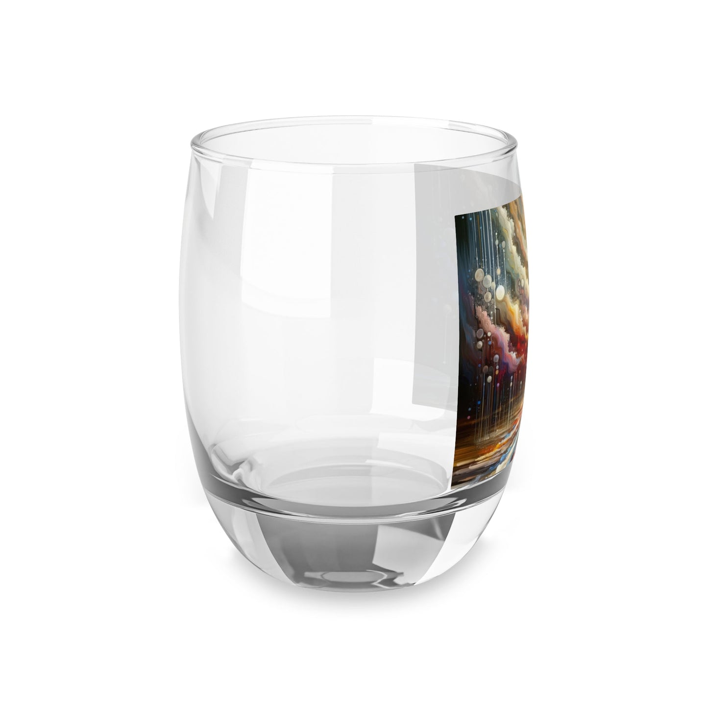 Linguistic Resonance Cascade Whiskey Glass - ATUH.ART