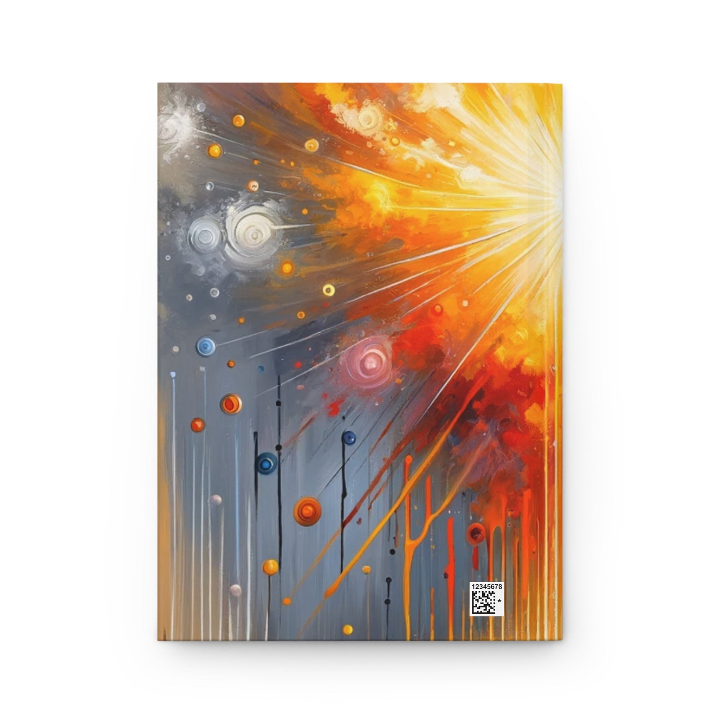 Luminous Abstract Tachism Hardcover Journal Matte - ATUH.ART
