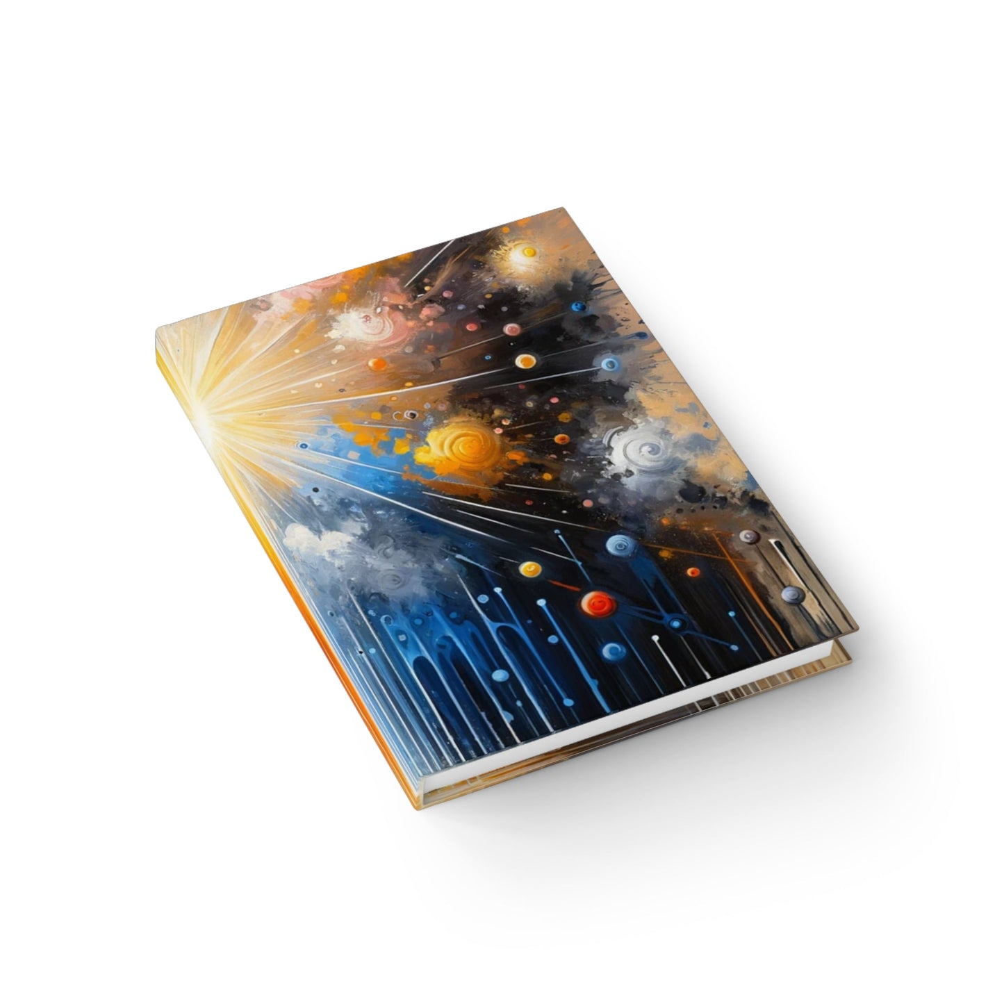 Luminous Abstract Tachism Journal - Blank - ATUH.ART