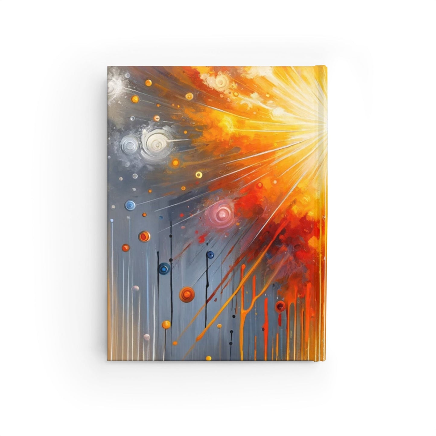 Luminous Abstract Tachism Journal - Blank - ATUH.ART