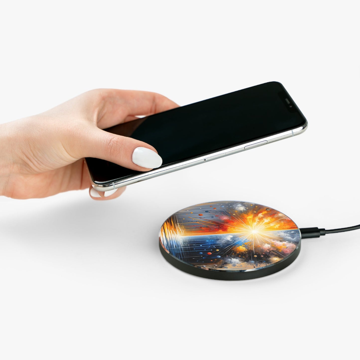 Luminous Abstract Tachism Wireless Charger - ATUH.ART