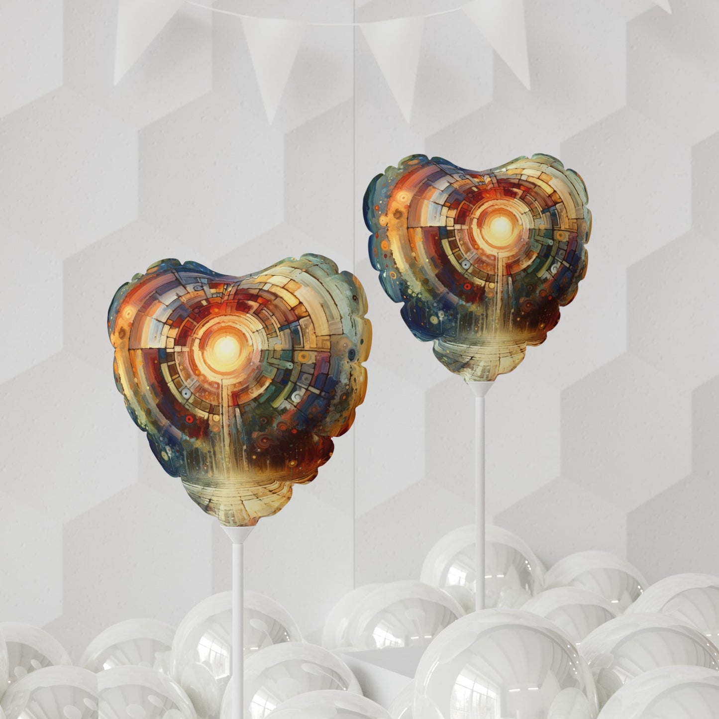 Majestic Quest Aura Balloon (Round and Heart-shaped), 11" - ATUH.ART