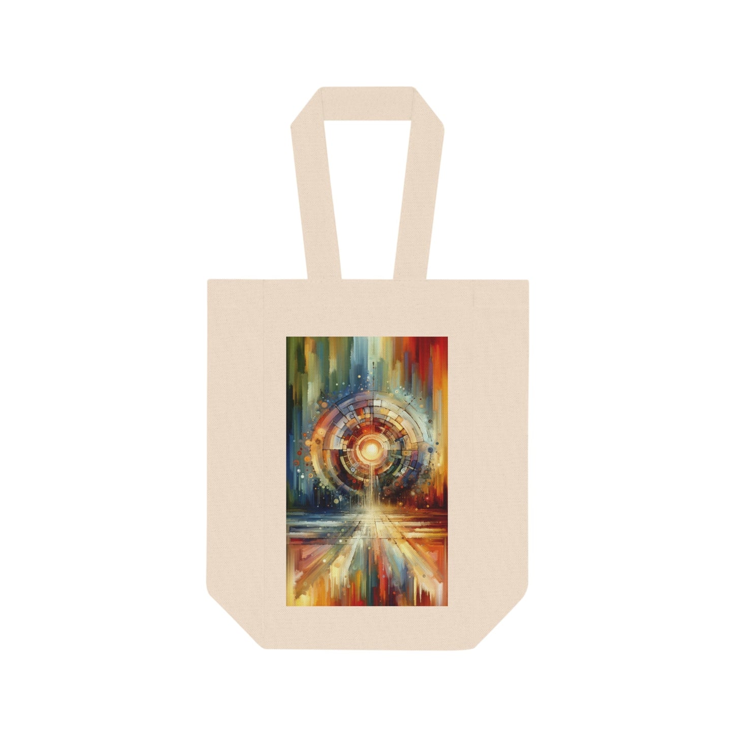 Majestic Quest Aura Double Wine Tote Bag - ATUH.ART