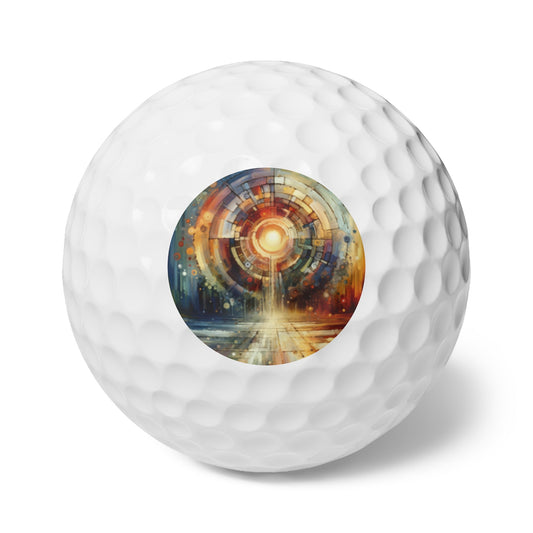 Majestic Quest Aura Golf Balls, 6pcs - ATUH.ART
