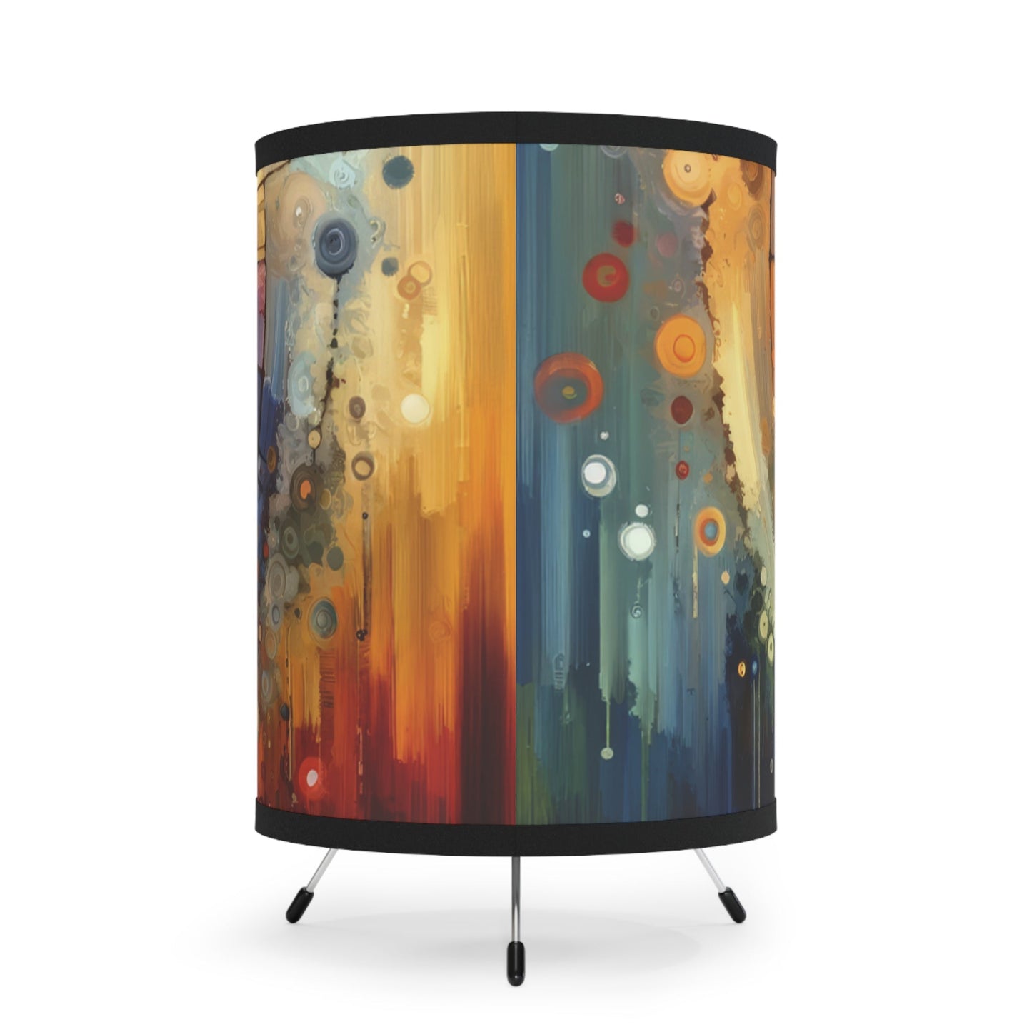 Majestic Quest Aura Tripod Lamp with High-Res Printed Shade, US\CA plug - ATUH.ART