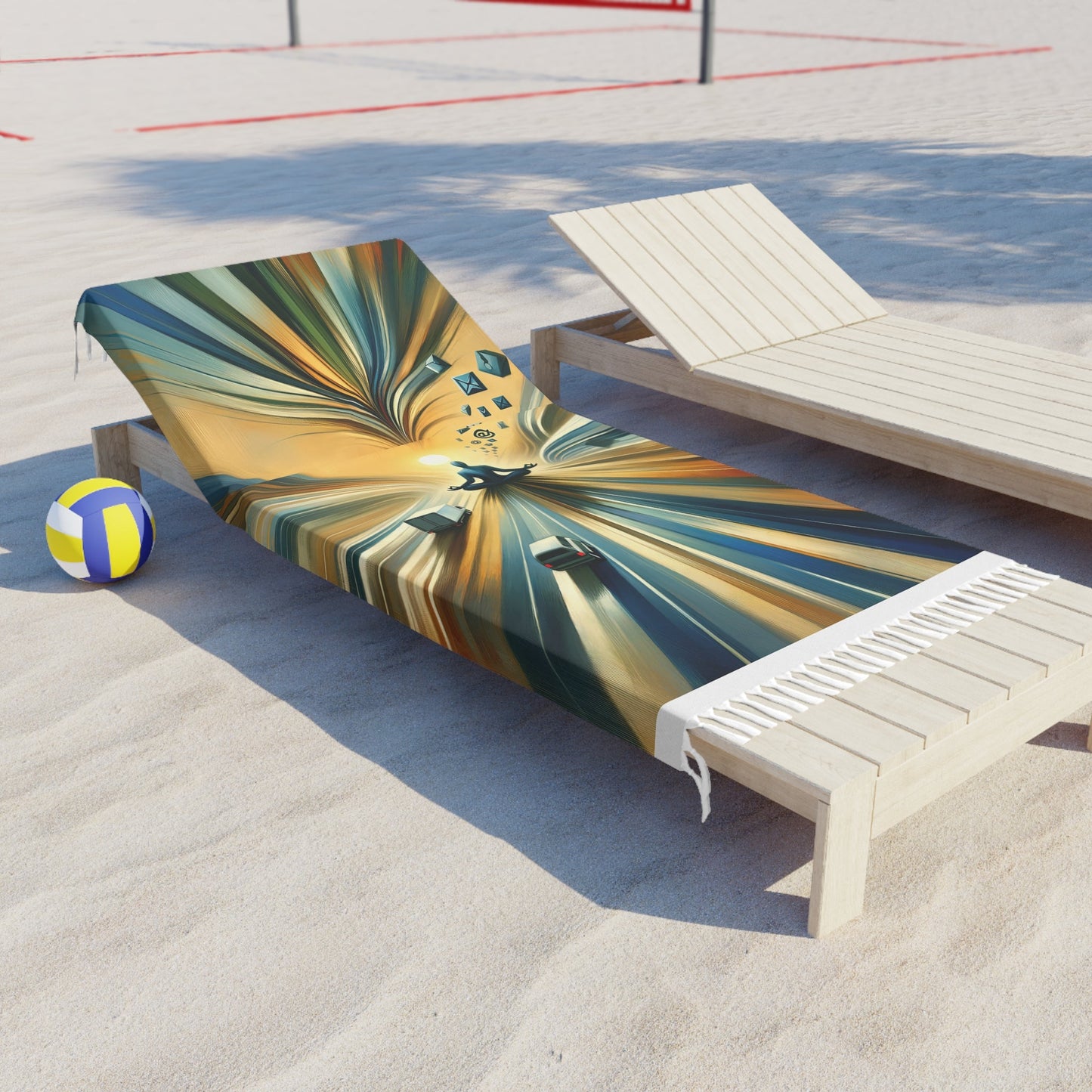 Meditative Commute Flow Boho Beach Cloth - ATUH.ART