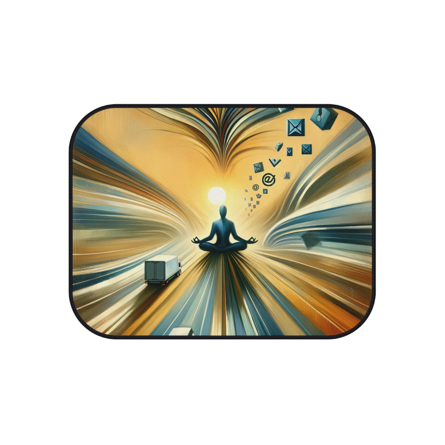 Meditative Commute Flow Car Mats (Set of 4) - ATUH.ART