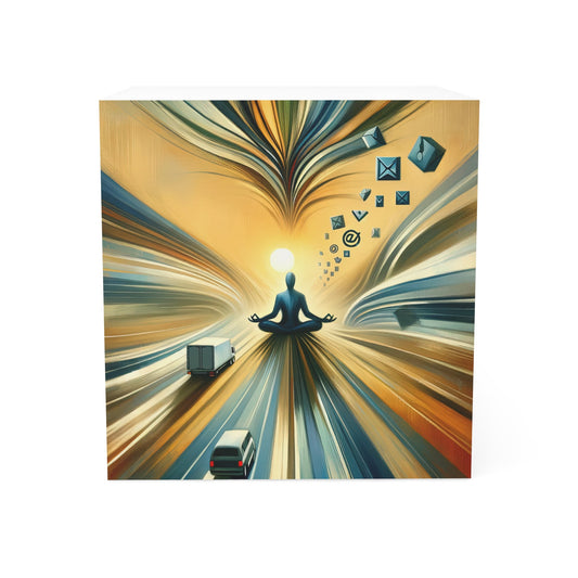 Meditative Commute Flow Note Cube - ATUH.ART