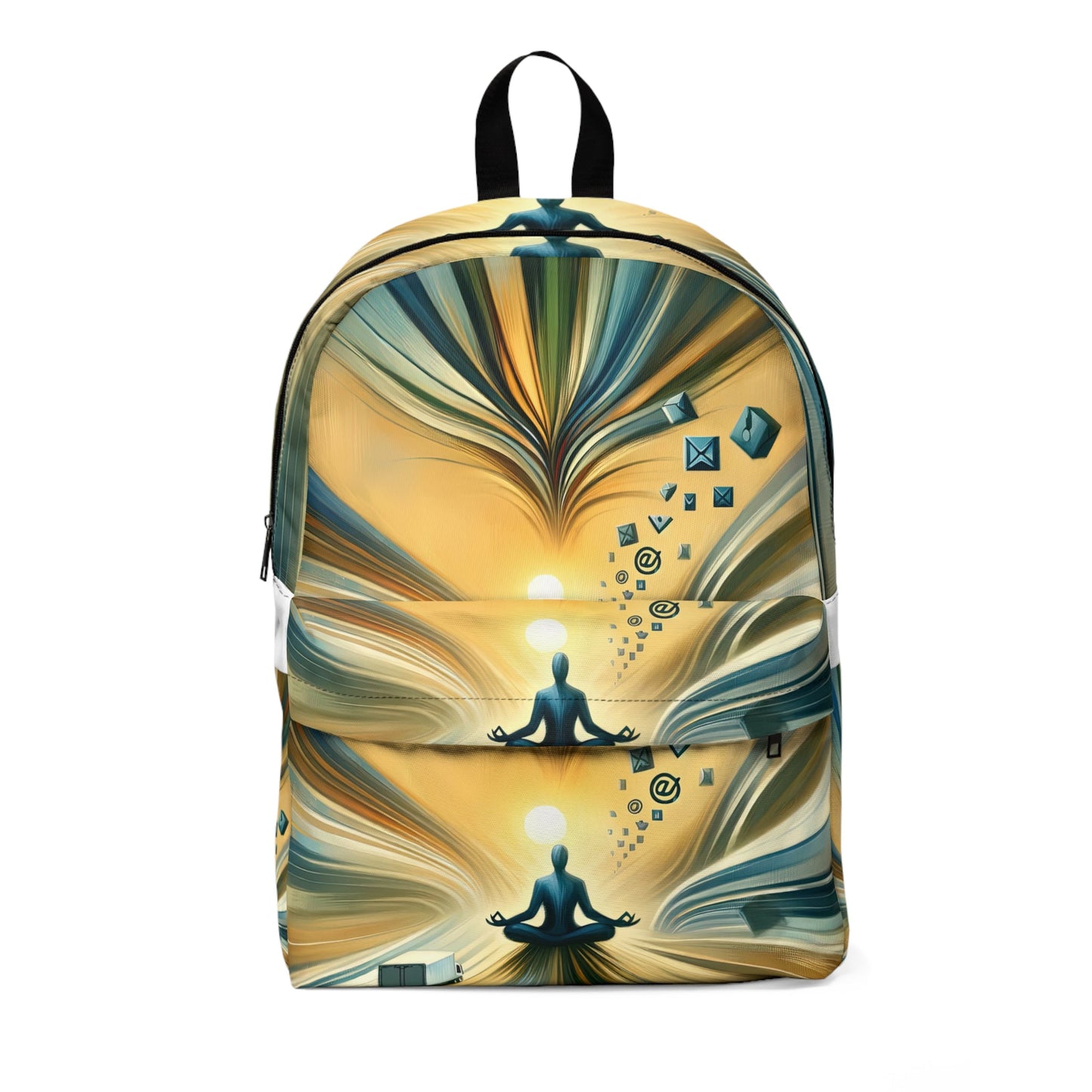 Meditative Commute Flow Unisex Classic Backpack - ATUH.ART