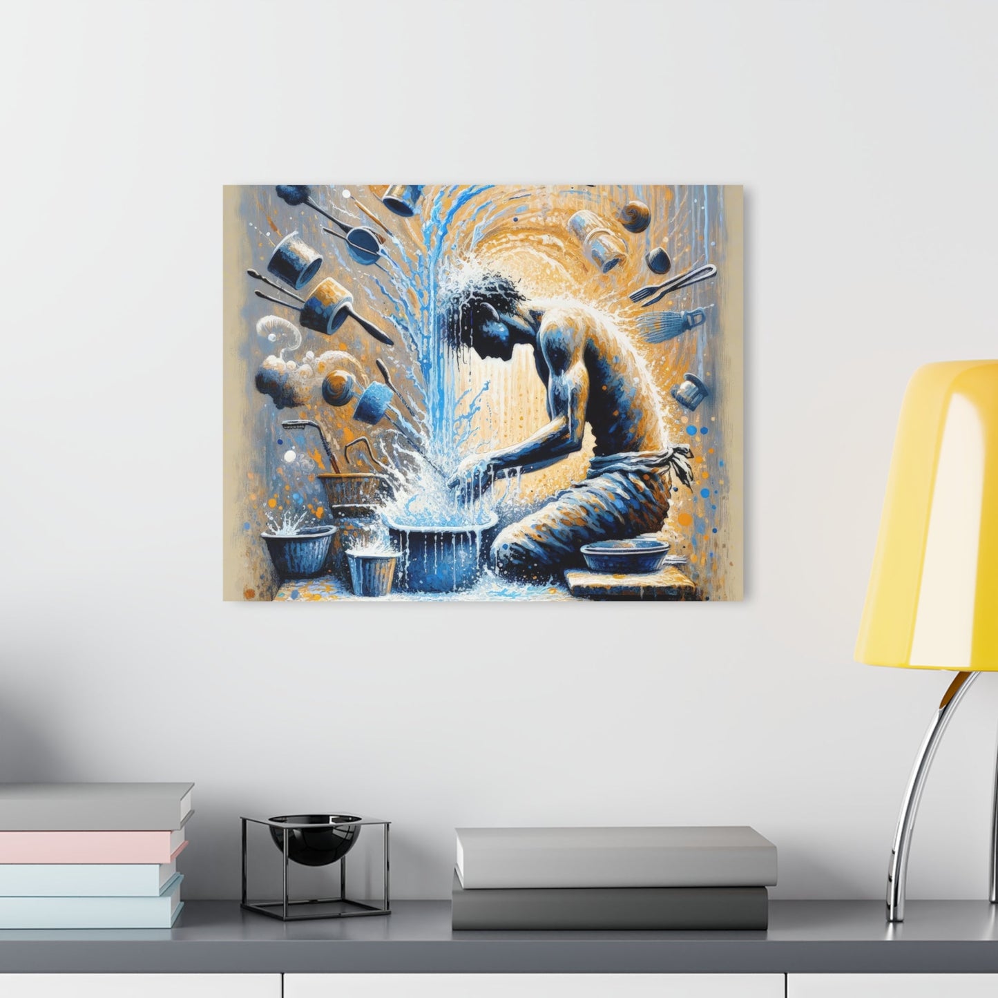 Meditative Kinetic Tachism Acrylic Prints (French Cleat Hanging) - ATUH.ART
