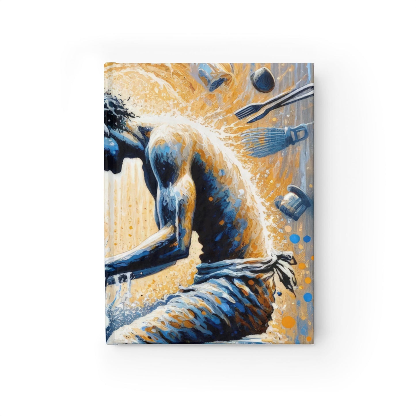 Meditative Kinetic Tachism Journal - Blank - ATUH.ART