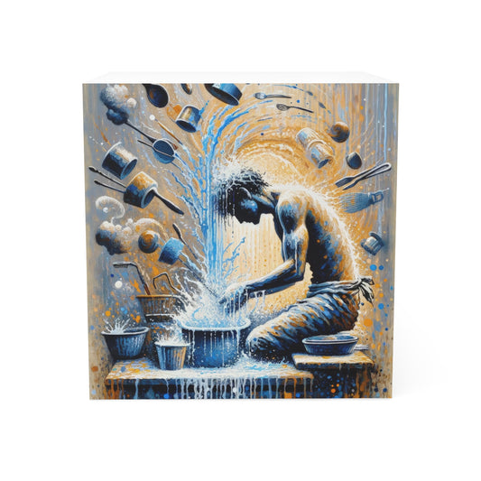 Meditative Kinetic Tachism Note Cube - ATUH.ART