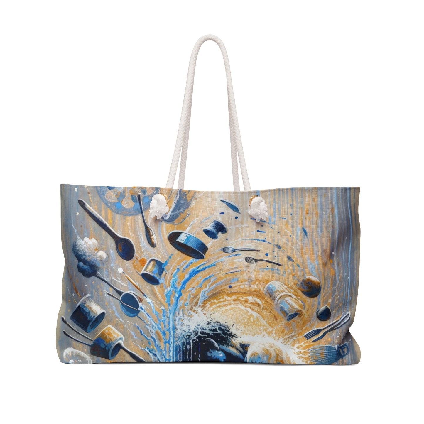 Meditative Kinetic Tachism Weekender Bag - ATUH.ART