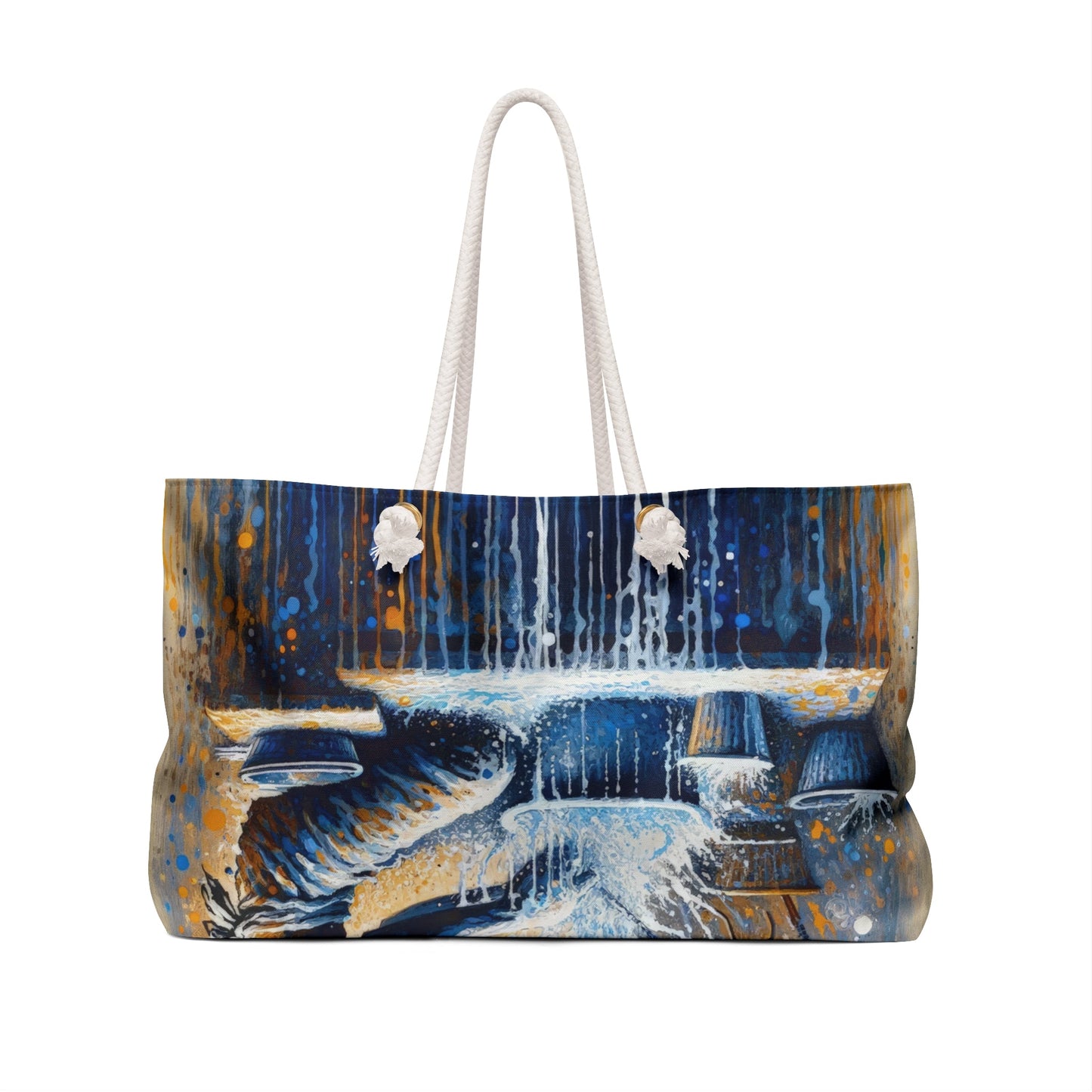 Meditative Kinetic Tachism Weekender Bag - ATUH.ART