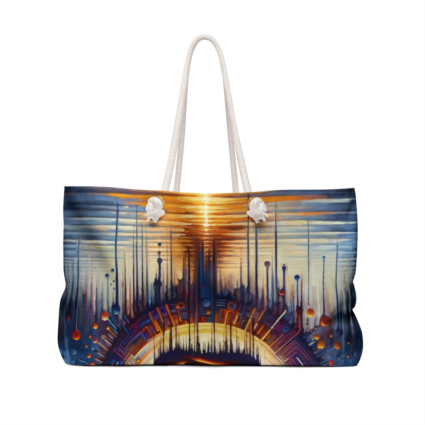 Meditative Technological Fusion Weekender Bag - ATUH.ART
