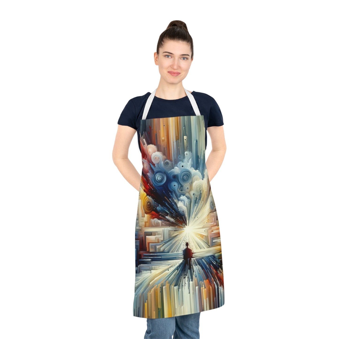 Memory Labyrinth Focus Adult Apron (AOP) - ATUH.ART