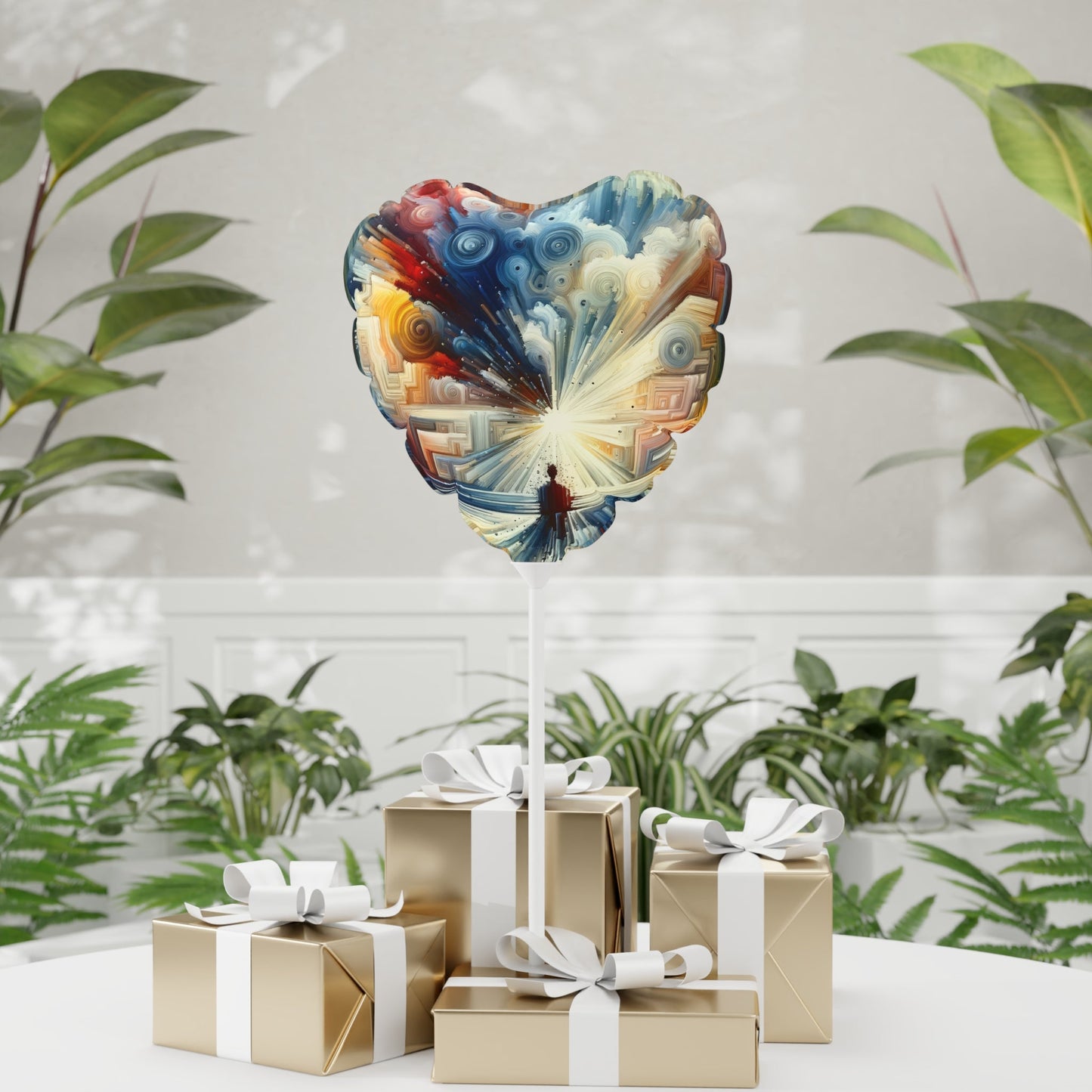 Memory Labyrinth Focus Balloon (Round and Heart-shaped), 11" - ATUH.ART