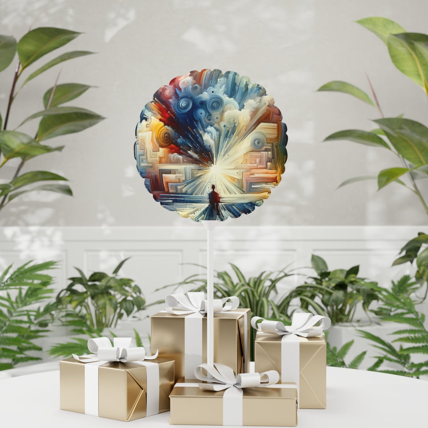 Memory Labyrinth Focus Balloon (Round and Heart-shaped), 11" - ATUH.ART