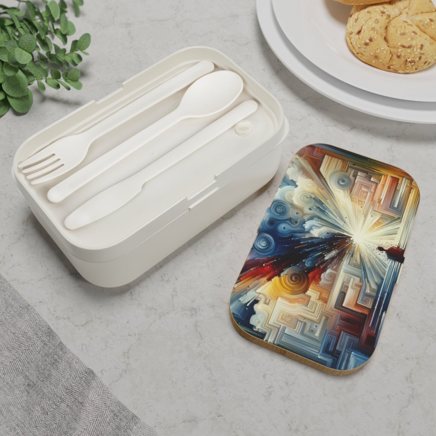 Memory Labyrinth Focus Bento Lunch Box - ATUH.ART