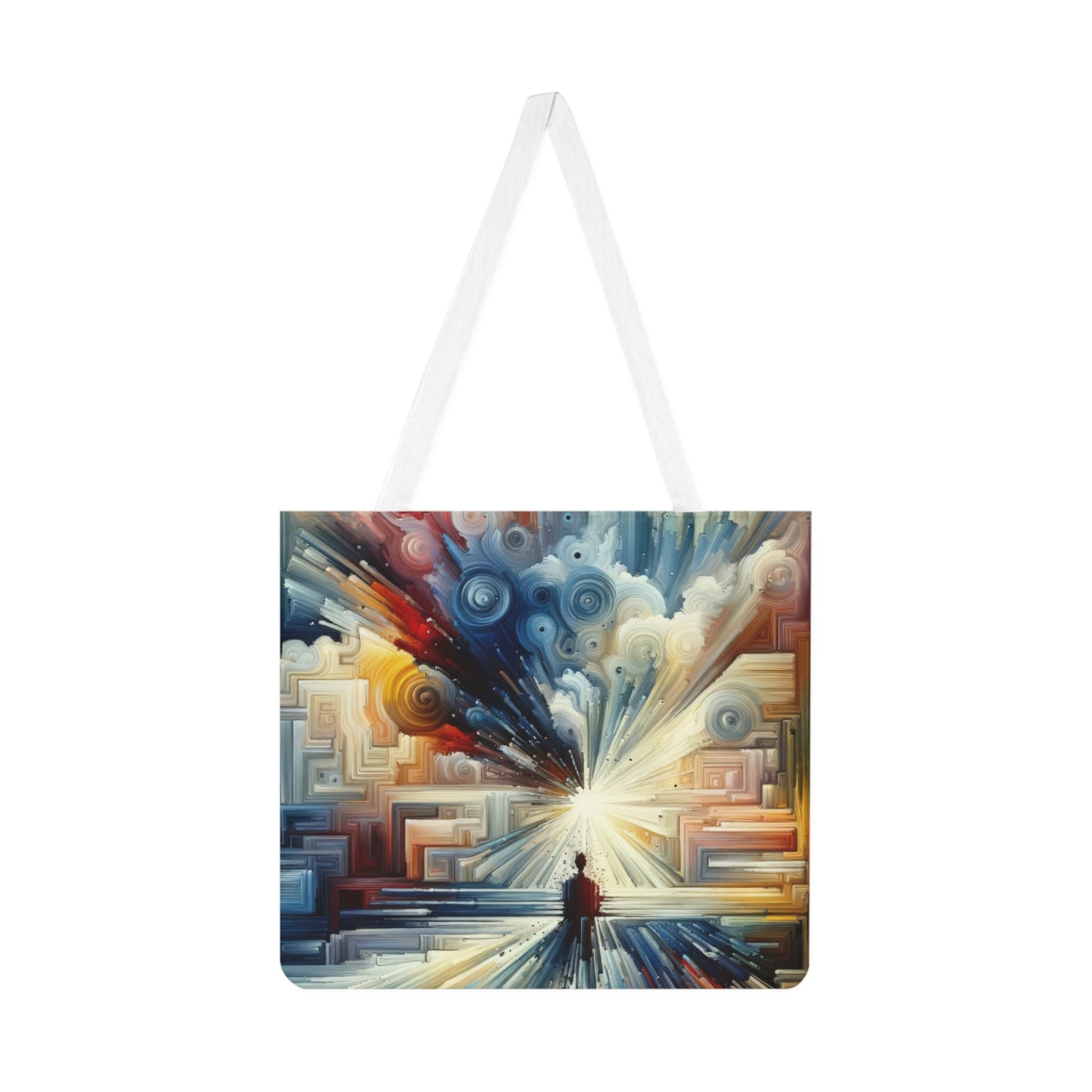 Memory Labyrinth Focus Shoulder Tote Bag (AOP) - ATUH.ART